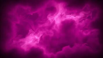Pink Nebula Animation Background Loop Motion Graphic for Compositing video