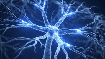 Neurons Firing Synapses, Brain Activity Showing Neural Network Communication video