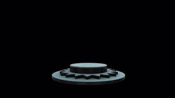 animerad 3d produkt visa stå sömlös slinga för monter video