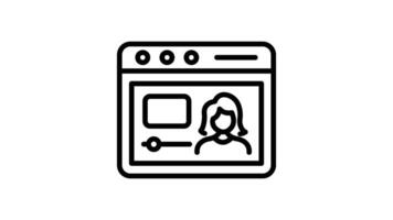 Animated Online News Streaming video