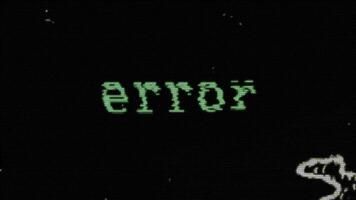 corrompido Arquivo e pixel demolir tela sobreposição com erro mensagem video