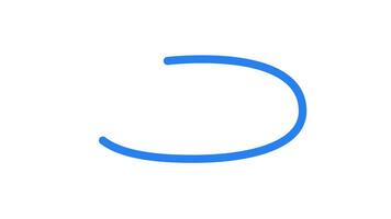 roterande oval form läser in animation. elliptisk spinning. animerad throbber på transparent bakgrund. ui design element 4k för ladda ner, ladda upp, uppdatering, väntar. framsteg indikator, buffrande video