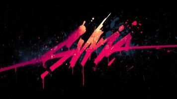 dinámica y artístico chapoteo gráficos a la medida para utilizar en varios medios de comunicación plataformas video