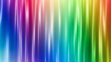 Seamless vertical rainbow light streaks abstract background loop for video
