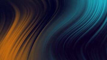 desatado looping abstrato ondas com suave gradiente linhas e dinâmico mudando cores dentro movimento video