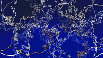 blå lutning marmor textur animerad bakgrund med abstrakt mönster rör på sig mjukt video