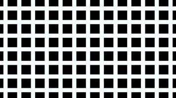 Black to white transition animation with box geometry, smooth motion video