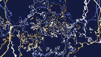 mörk blå marmor textur animerad bakgrund med abstrakt mönster rör på sig mjukt video