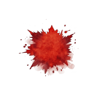 vivace rosso acquerello spruzzo con dinamico bordi e variando occhiali da sole di rosso e bianca, la creazione di artistico e energico effetto. Perfetto per creativo disegni e sfondi png