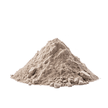 lugg av bra, beige sand med små stenar spridd runt om, isolerat på genomskinlighet bakgrund. textur visas mjuk och grynig, lämplig för konstruktion eller landskaps projekt png