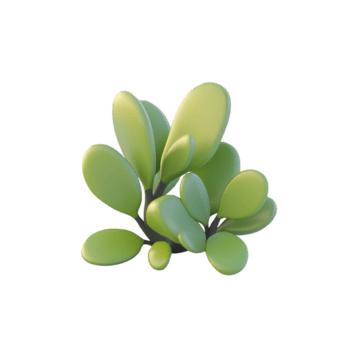 cluster of smooth, green, abstract shapes resembling leaves or petals, arranged in harmonious and organic pattern. design is simple yet elegant, evoking sense of nature and tranquility png