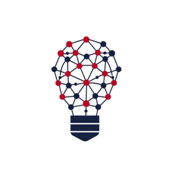 leggero lampadina design con Rete di interconnesso nodi e linee, simboleggiante innovazione e connettività. struttura Caratteristiche rosso nodi e buio linee, la creazione di moderno e astratto aspetto png