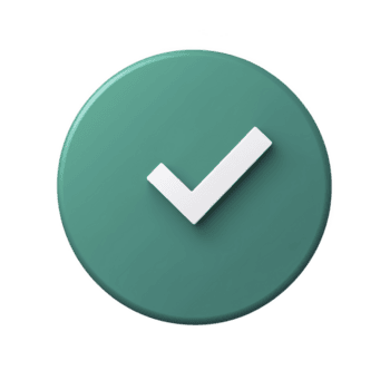 grön cirkulär ikon med vit kolla upp mark symboliserar godkännande eller Framgång, ofta Begagnade i digital gränssnitt till ange avslutad uppgift eller positiv status png