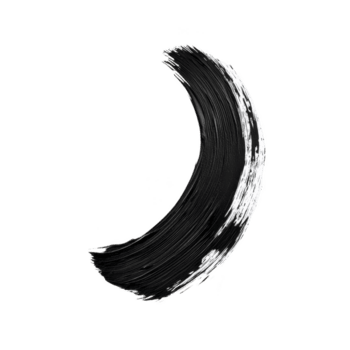 grassetto nero pennellata le forme dinamico mezzaluna forma su trasparenza sfondo, evocando senso di movimento e artistico espressione. struttura di pennellata Aggiunge profondità e personaggio png