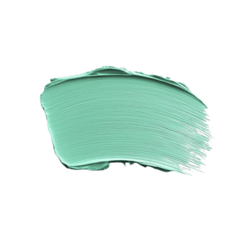 vibrant mint green paint stroke on transparency background, showcasing texture and brushwork. smooth, flowing lines create dynamic and artistic feel, perfect for creative projects png