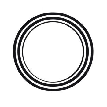 mano dibujado negro circulo con bruto, incompleto textura es centrado en transparencia fondo, creando minimalista y artístico diseño. circulo desigual líneas añadir sentido de creatividad y espontaneidad png