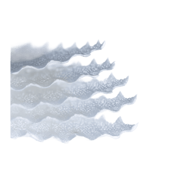 fechar-se abstrato textura do em camadas ondulado linhas com uma suave foco efeito, isolado em transparente fundo png