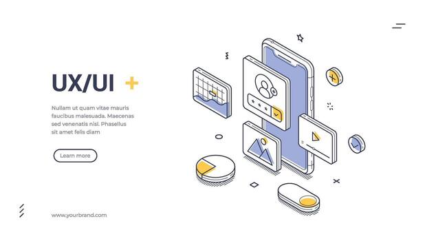 UX UI design illustration vector