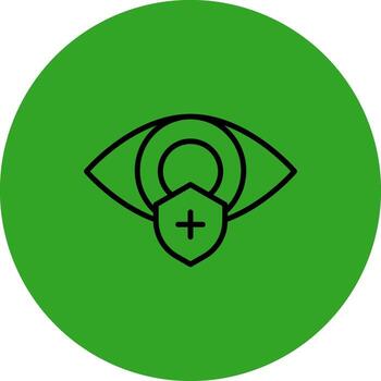 Eye Sight Sharp Linear Edge Mark vector