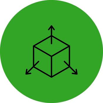 Scale Modification Bright Color Tone Visual vector