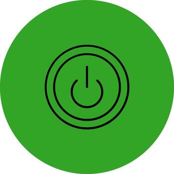 poder vibrante color visual objeto vector