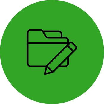 Folder Edit Subtle User Interface Graphic vector