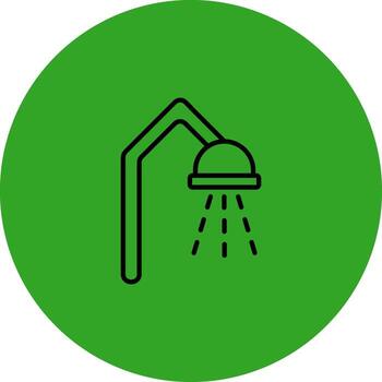 Shower Custom Line Based Element vector