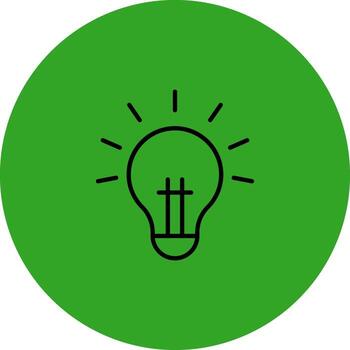 idea usuario interfaz Insignia vector