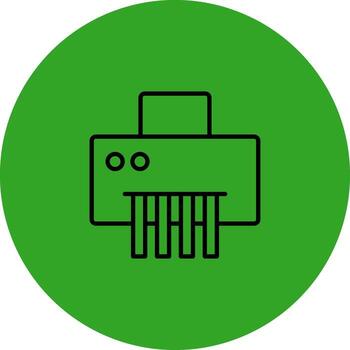 Shredder Abstract User Interface Visual vector