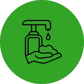 lavado a mano codificado usuario interfaz símbolo vector