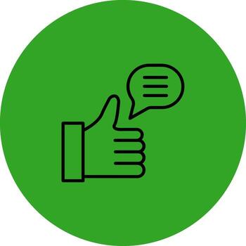 Feedback Digital Application Concept Design vector