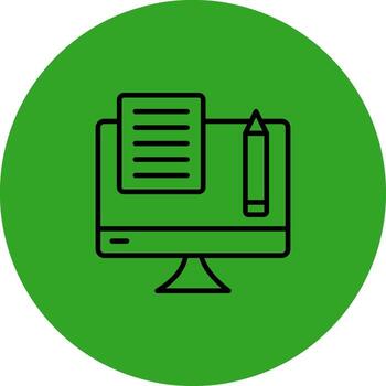 Text Editor Elegant Abstract Shape Symbol vector