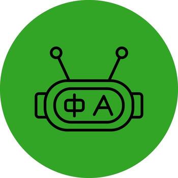 Translation Application Focused UI Design vector