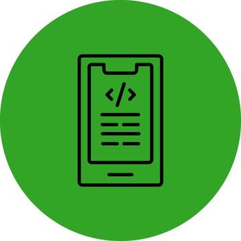 Mobile Application Handcrafted User Interface Symbol vector