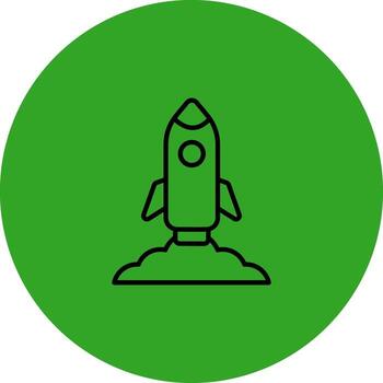 Launch Mobile Application Style Illustration vector