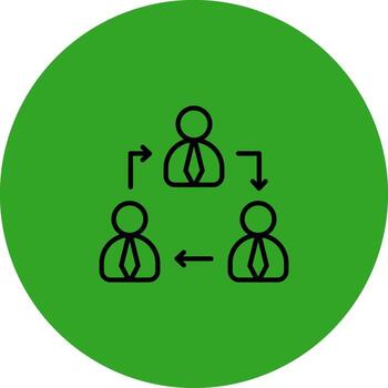 colaboración codificado usuario interfaz símbolo vector