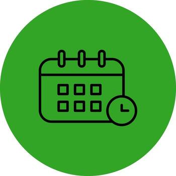 Calendar Three Dimensional Interface Shape vector