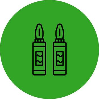 Ampoule Abstract User Interface Visual vector