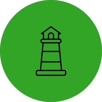 Lighthouse Smooth Mobile App Visual vector