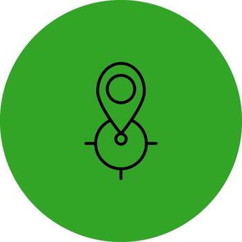 destino sensible aplicación ui forma vector