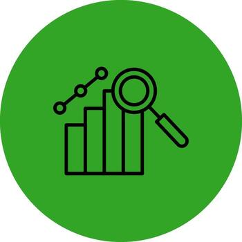 Statistical Analysis Digital Technology Style Element vector