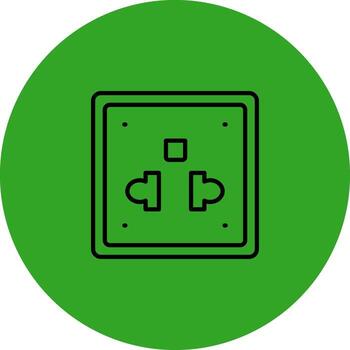 enchufe codificado usuario interfaz símbolo vector