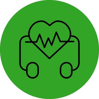 Defribillator Clean Frame Design Object vector