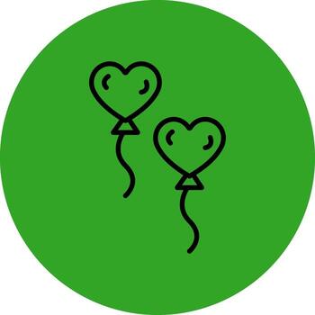 Balloons Responsive App UI Shape vector