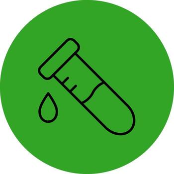 Blood Test Minimal User Interface Element vector