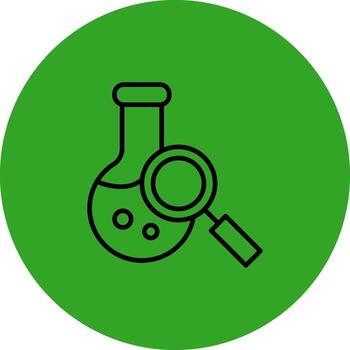 Chemical Analysis Web Based Design Element vector