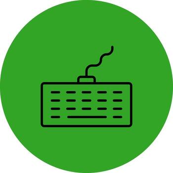 teclado hecho a mano usuario interfaz símbolo vector