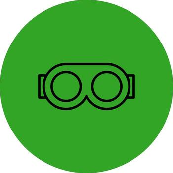 Goggle Minimal User Interface Element vector