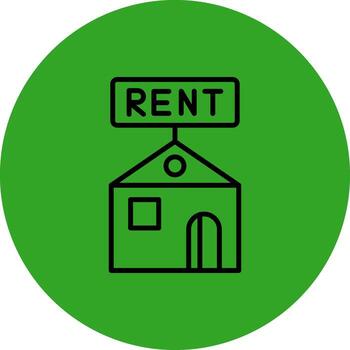 For Rent User Friendly Sketch Drawing vector