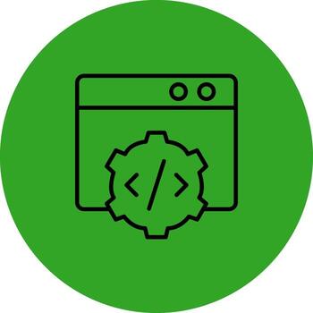 Build Minimal Design Style Badge vector